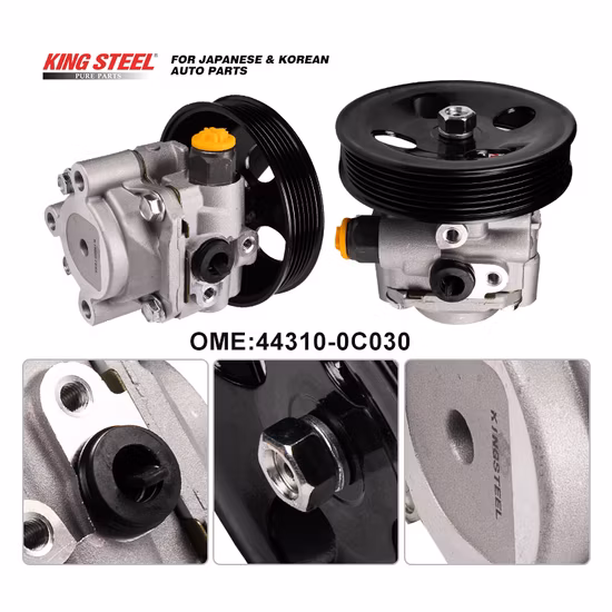 Système de direction de voiture de haute qualité Autoparts Pompe de direction assistée hydraulique électrique avec poulie pour Hyundai Toyota Honda Nissan Mitsubishi Ford Mazda KIA